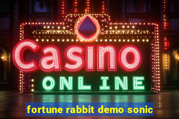 fortune rabbit demo sonic